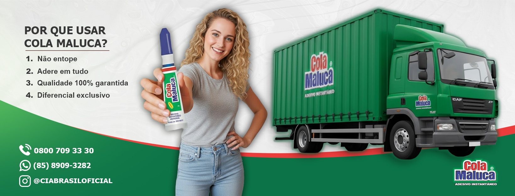 Linha de produtos Cola Maluca