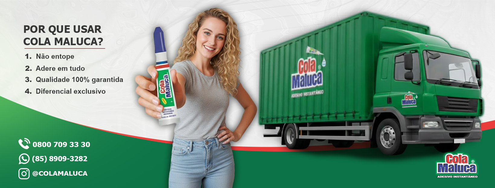 Linha de produtos Cola Maluca